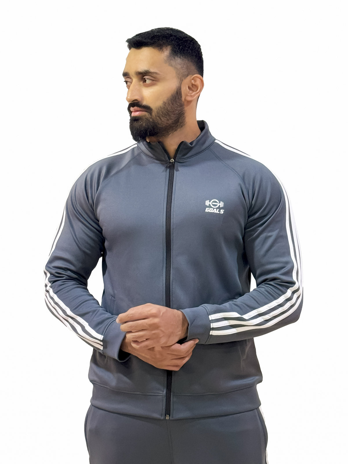 Men's Power Stride Track Suit Dark Gray