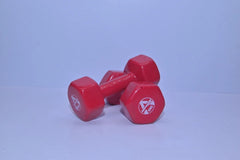 Neoprene Coated Workout Dumbbell 5kg Red light weights