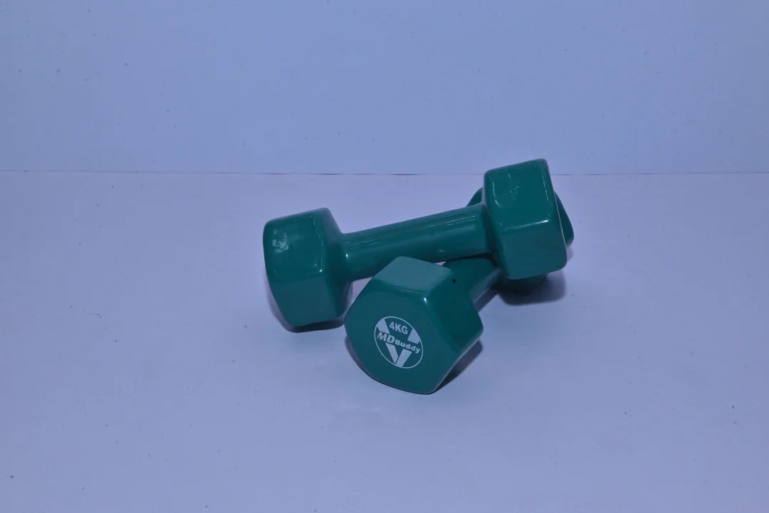 Neoprene Coated Workout Dumbbell Green light weights