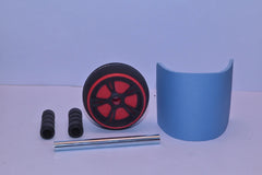 Fitness Indoor Abs Roller with Non-Slip Handles Abdominal Training
