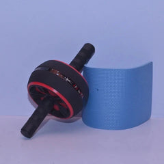 Fitness Indoor Abs Roller with Non-Slip Handles Abdominal Training